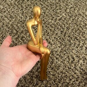 Gold Shelf Statue